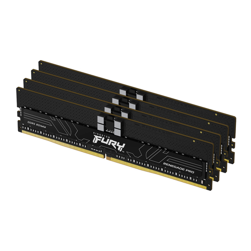Kingston Technology FURY 64GB 5600MT/s DDR5 ECC Reg CL36 DIMM (Kit of 4) Renegade Pro XMP
