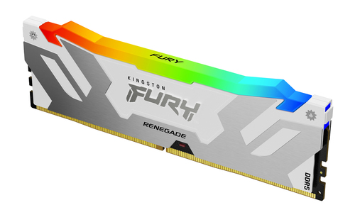 Kingston Technology FURY 16GB 7600MT/s DDR5 CL38 DIMM Renegade RGB White XMP