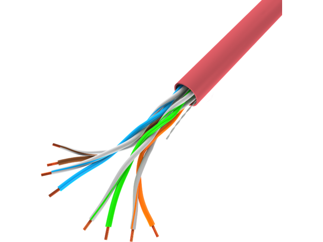 Lanberg LCU5-10CC-0305-R networking cable Red 305 m U/UTP (UTP)