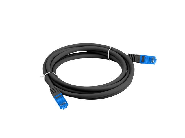 Lanberg PCF6A-10CC networking cable Black 5 m Cat6a S/FTP (S-STP)