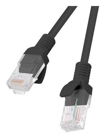 Lanberg PCU5-20CC-0200-BK networking cable Black 2 m Cat5e U/UTP (UTP)