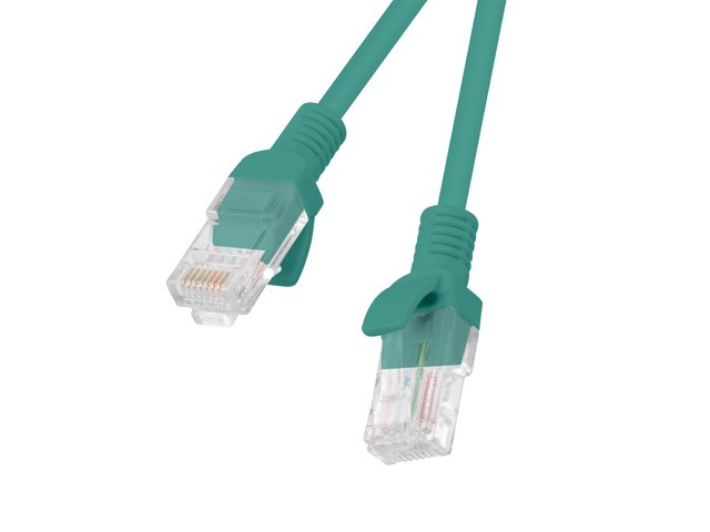 Lanberg Cat.6 UTP Patchcord 0.25m Green (10-Pack)