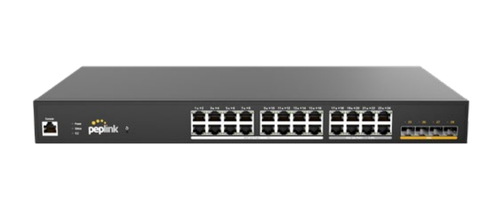 Peplink 24 port PoE switch | PLS-24-H2G-410W