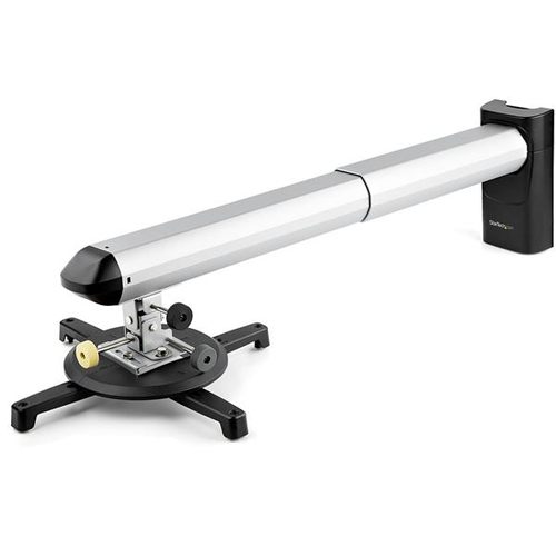 StarTech.com Universal Projector Wall Mount - Projector Mount supports Short & Ultra Short Throw Projectors up to 33lb (15kg) - Tilt/Swivel/Rotate - Adjustable 16.5" to 27.7" from Wall - TAA