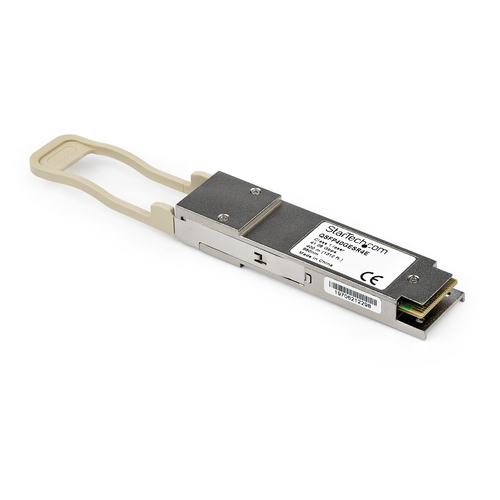 StarTech.com MSA Uncoded QSFP+ Module - 40GBASE-SR4 - Multi Mode Fiber (MMF) - 40GE Gigabit Ethernet QSFP+ - MPO 300m - 850nm ~MSA Uncoded QSFP+ Module - 40GBASE-SR4 - Multi Mode Fiber (MMF) - 40GE Gigabit Ethernet QSFP+ - MPO 300m - 850nm