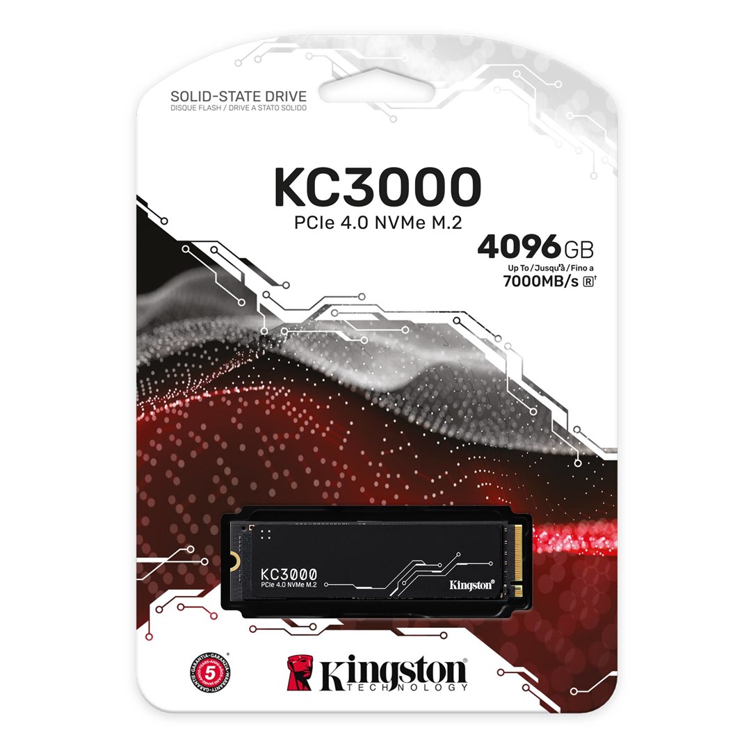 Kingston Technology 4096G KC3000 M.2 2280 NVMe SSD