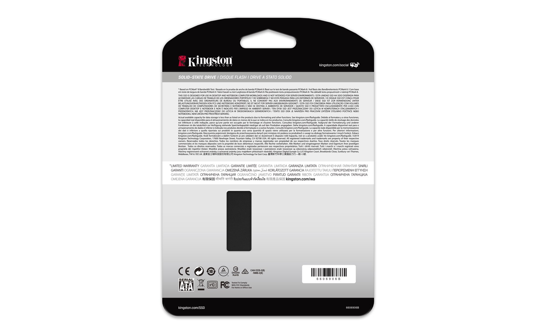 Kingston Technology 256G SSD KC600 SATA3 2.5"