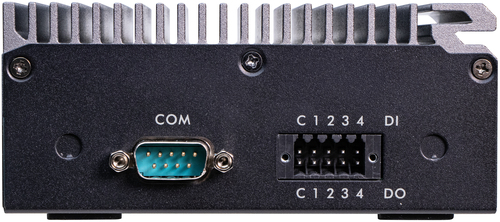 Shuttle Edge PC SPCEL03 , Intel Atom x6413E, 1x HDMI, 2x 2.5G LAN, 1x COM, DIO (4x in, 4x out), 3x USB, 2x M.2, 12-24V, fanless, 24/7, -20... 60°C, incl. VESA & DIN-RAIL mount