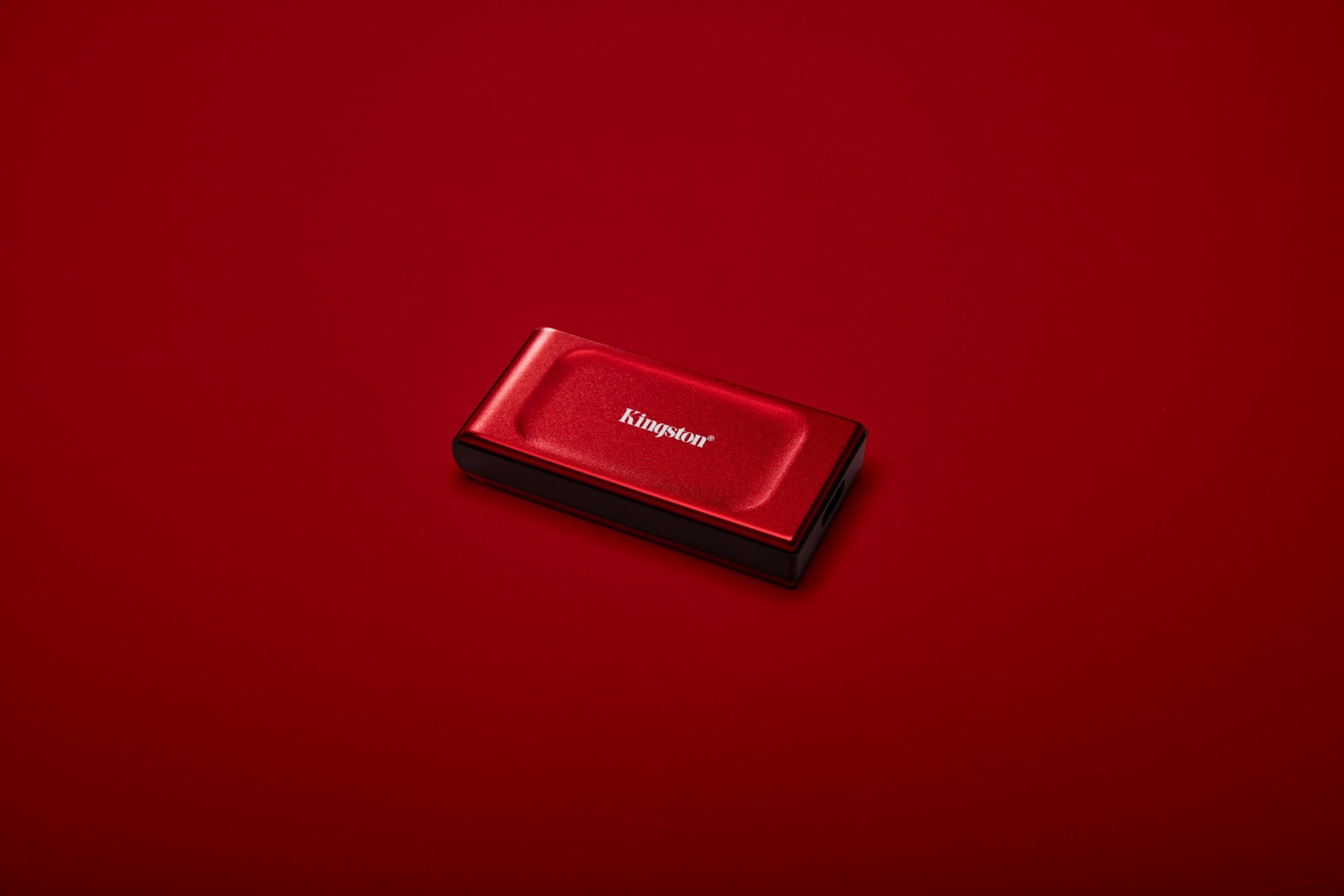 Kingston Technology 2TB XS1000 Red External USB 3.2 Gen 2 Portable Solid State Drive