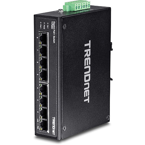 Trendnet TI-PG80 network switch Unmanaged L2 Gigabit Ethernet (10/100/1000) Power over Ethernet (PoE) Black