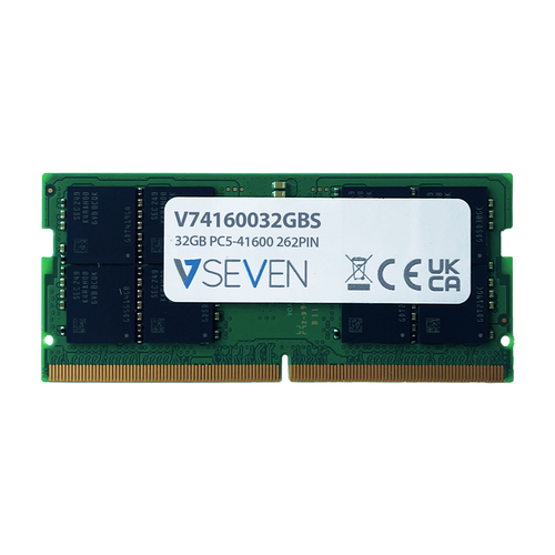 V7 V74160032GBS memory module 32 GB 1 x 32 GB DDR5 262-pin SO-DIMM