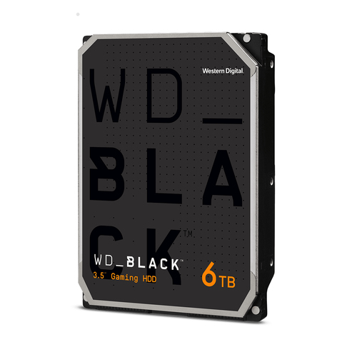 Western Digital WD_BLACK internal hard drive 6 TB 7200 RPM 3.5" Serial ATA