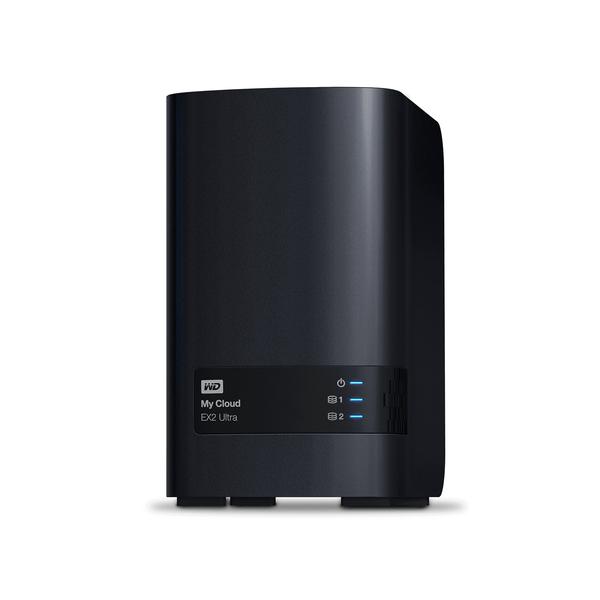 Western Digital My Cloud EX2 Ultra NAS Desktop Marvell Armada 385 Armada 385 1 GB DDR3 32 TB HDD Black