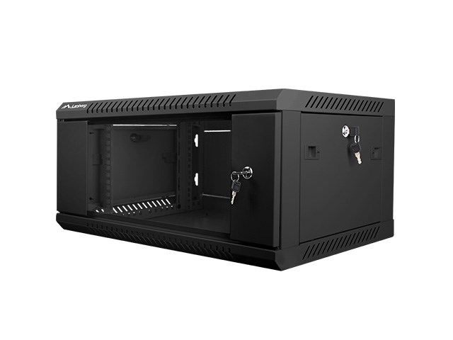 Lanberg WF01-6404-10B rack cabinet 4U Wall mounted rack Black