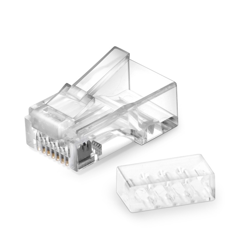 CAT6 RJ45 STANDARD MODULAR PLUGS (TWO-PIECE SUIT), UNSHIELDED (UTP) NETWORK CONNECTORS - RJ45 PLUGS - PACK OF 50