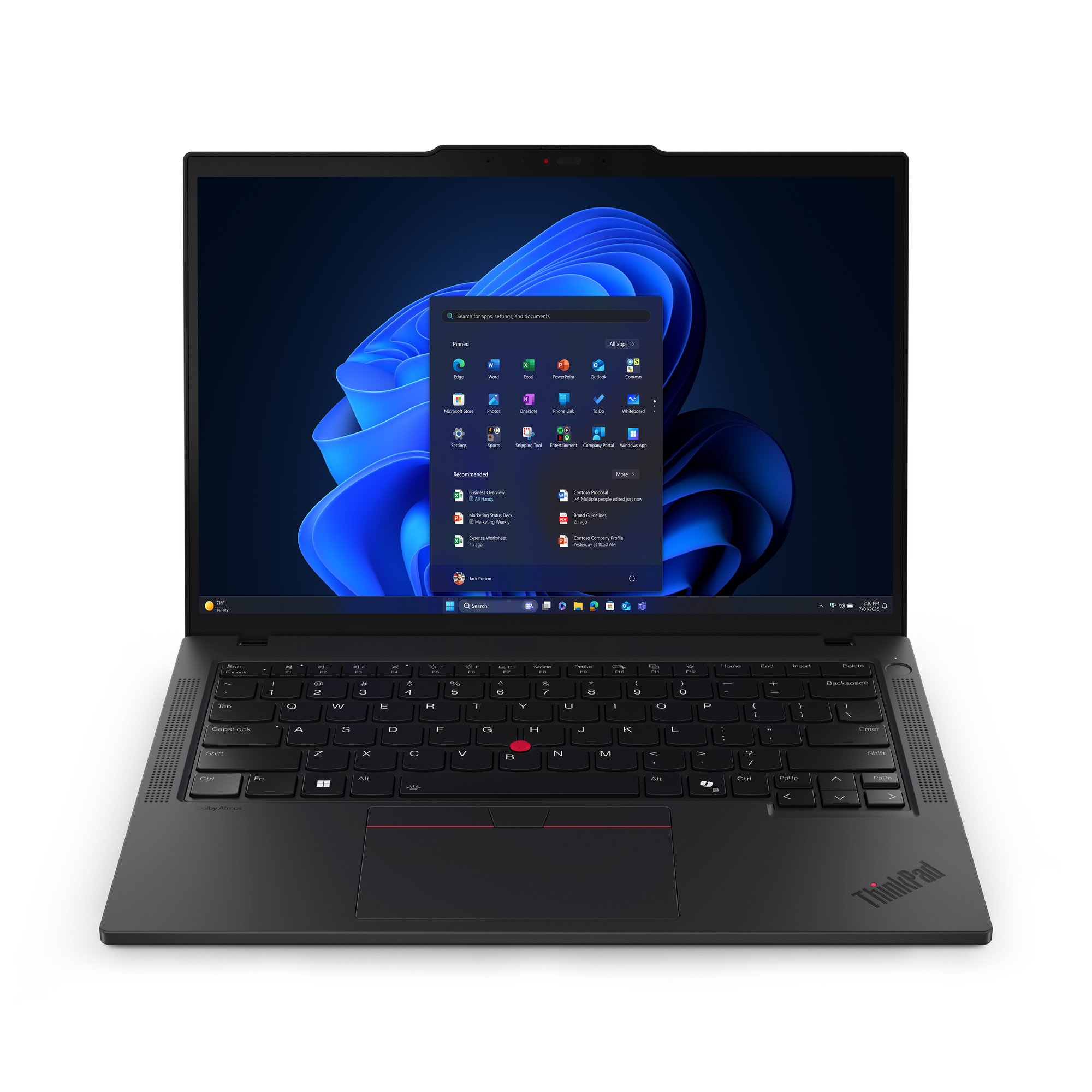 Lenovo ThinkPad T14 Gen 6 (Intel) Intel Core Ultra 7 255U Laptop 35.6 cm (14") WUXGA 16 GB DDR5-SDRAM 512 GB SSD Wi-Fi 6E (802.11ax) Windows 11 Pro German Black