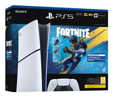 Sony Interactive Entertainment PlayStation 5 (model group - Slim) Digital Edition, Fortnite Flowering Chaos Bundle
