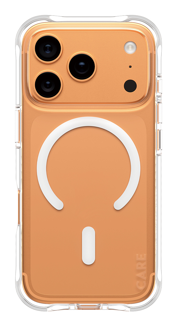 PanzerGlass CARE™ by ® Samba Case Transparent w. White MagSafe iPhone 17 Pro