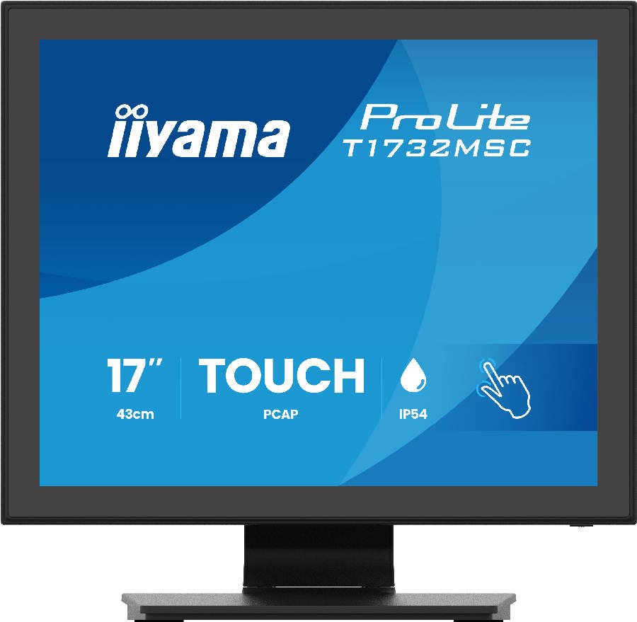 iiyama ProLite T1732MSC-B2S computer monitor 43.2 cm (17") 1280 x 1024 pixels SXGA LED Touchscreen Black