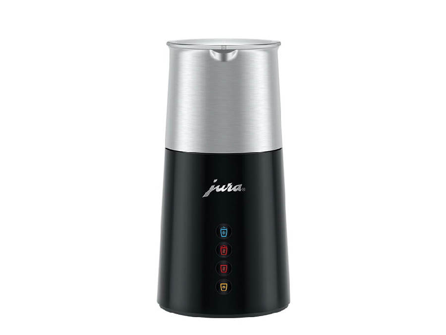 JURA Hot & Cold Automatic milk frother/warmer Black, Silver