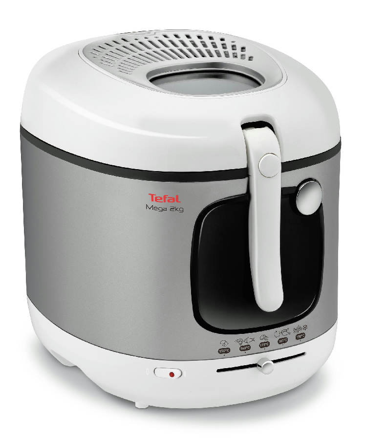 Tefal FR4800 Single Stand-alone 2100 W Deep fryer Stainless steel, White