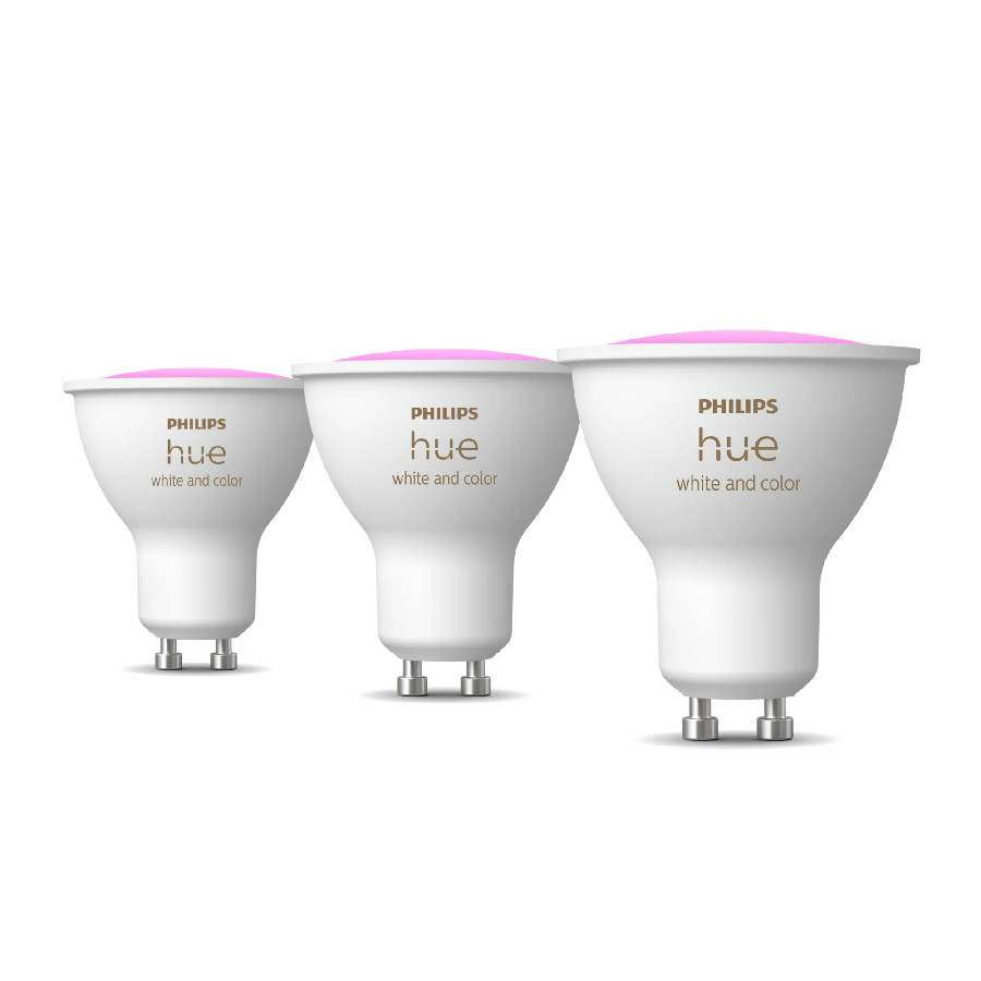 Philips Hue White and colour ambience GU10 – smart spotlight – (3-pack)