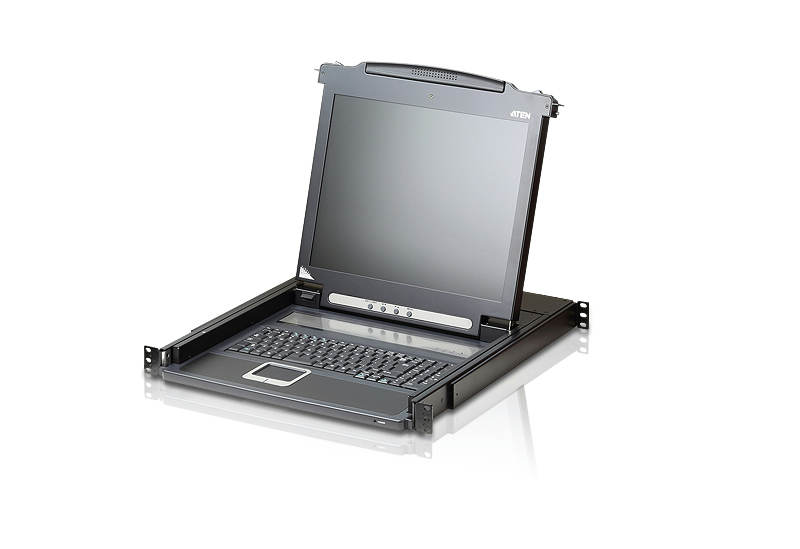 ATEN CL1000M-ATA-GG rack console 43.2 cm (17") Black 1U