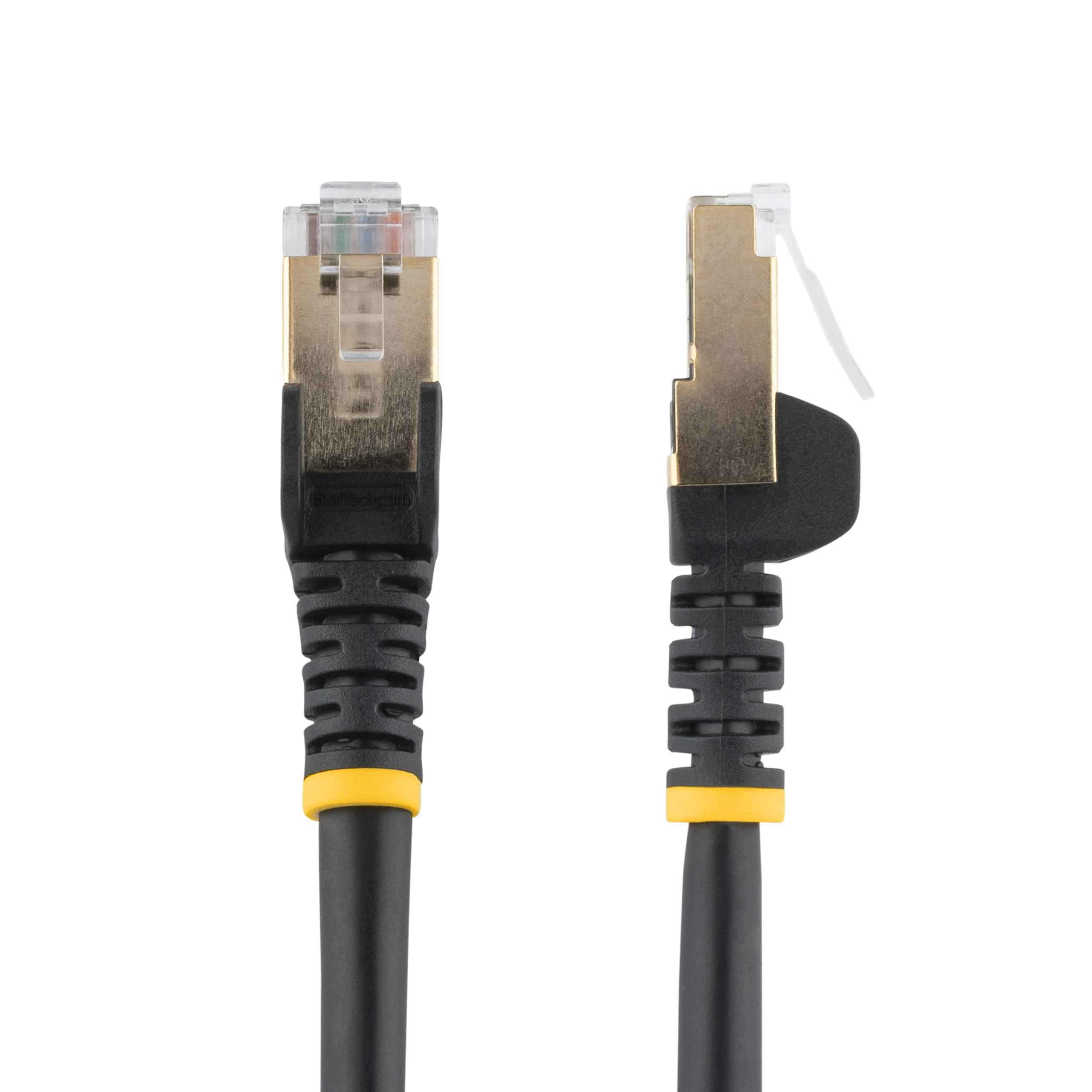 StarTech.com 7m CAT6a Ethernet Cable - 10 Gigabit Shielded Snagless RJ45 100W PoE Patch Cord - 10GbE STP Network Cable w/Strain Relief - Black Individually Tested/Wiring is UL Certified/TIA