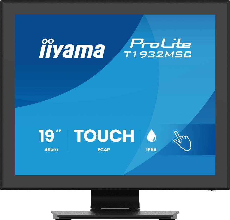 iiyama ProLite T1932MSC-B2S computer monitor 48.3 cm (19") 1280 x 1024 pixels SXGA LED Touchscreen Black