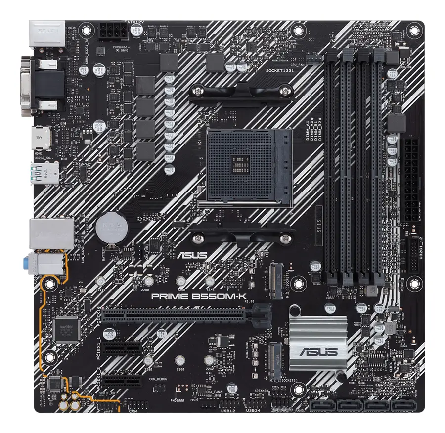 ASUS PRIME B550M-K AMD B550 Socket AM4 micro ATX