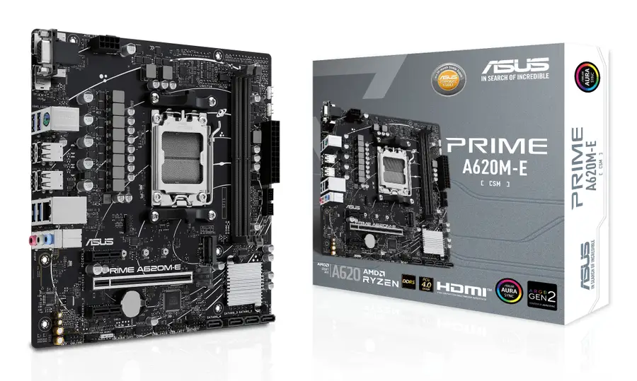 ASUS PRIME A620M-E-CSM AMD A620 Socket AM5 micro ATX
