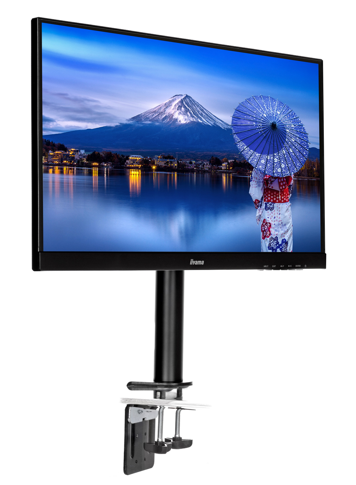 iiyama DS1001C-B1 monitor mount / stand 81.3 cm (32") Desk Black