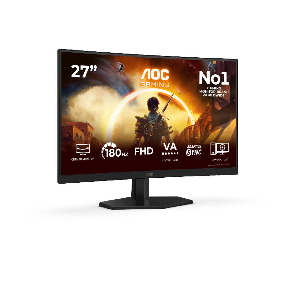 AOC G4 27" IPS FHD 180Hz computer monitor 68.6 cm (27") 1920 x 1080 pixels Full HD LCD Black, Red