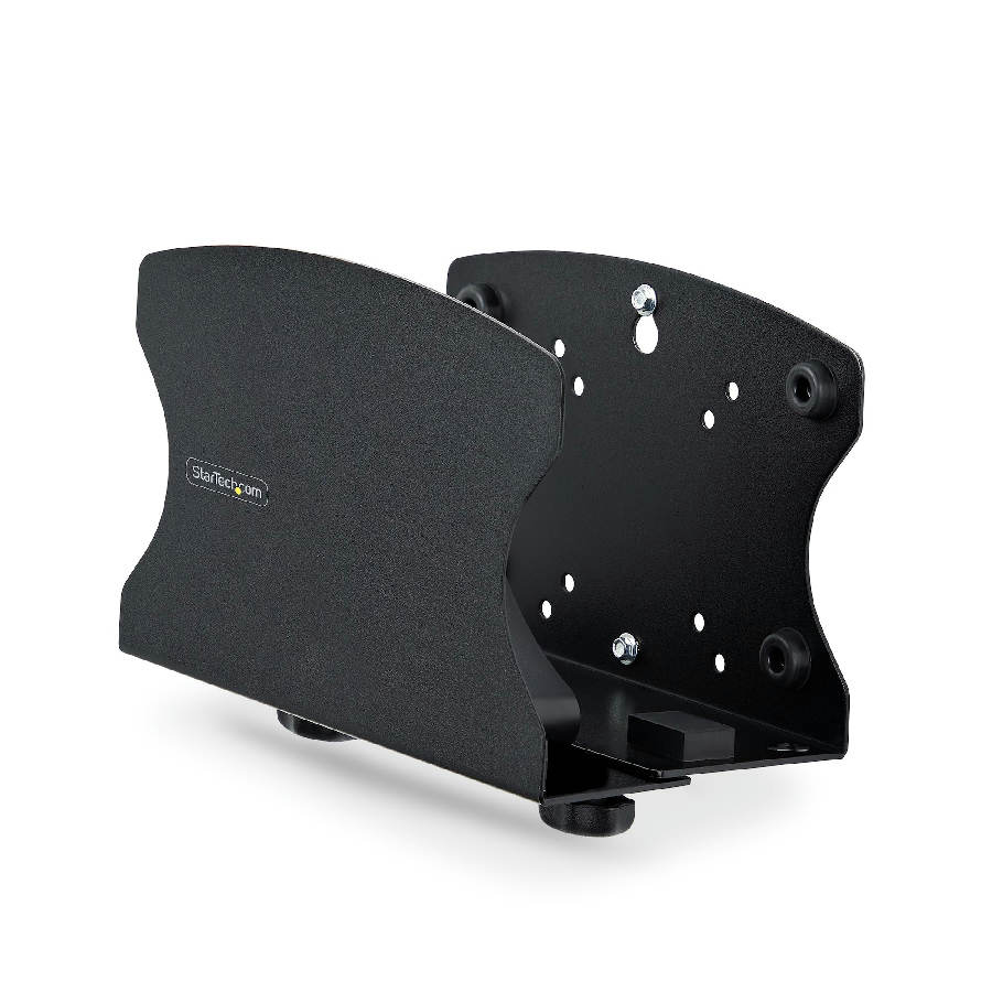 StarTech.com PC Wall Mount Bracket, Supports Desktop Computers Up To 40lb (18kg), Tool-Less Adjustments 1.9-7.8in (50-200mm), Heavy-Duty Wall Mount Shelf/Holder for PC Case/Tower - TAA