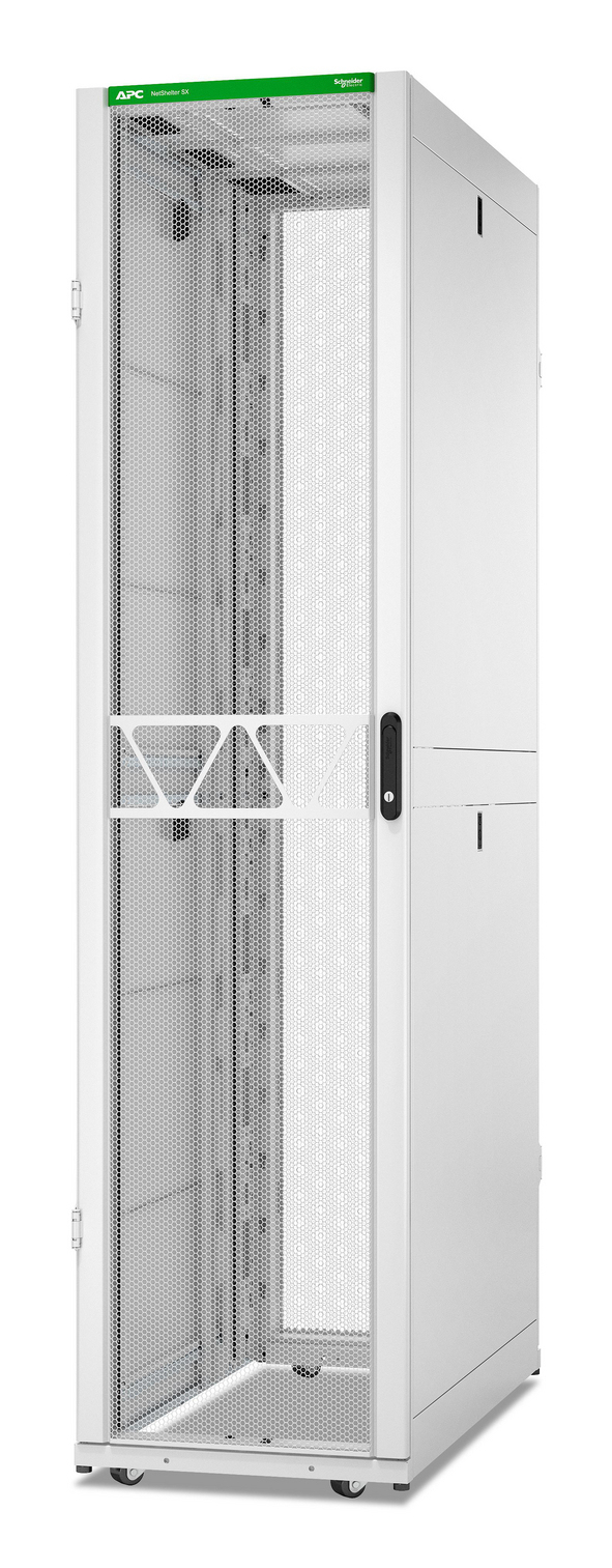 APC NetShelter SX, Server Rack Enclosure, Gen 2, 52U, 2436H x 600W x 1200D mm, White