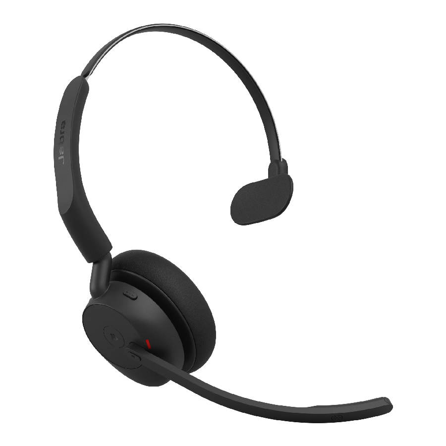 Jabra Evolve3 45 MS - USB-C with Dongle - Mono (Charging Stand)