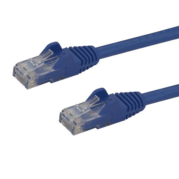 StarTech.com 10m CAT6 Ethernet Cable - Blue CAT 6 Gigabit Ethernet Wire -250MHz 100W PoE RJ45 UTP Network/Patch Cord Snagless w/Strain Relief Individually Tested