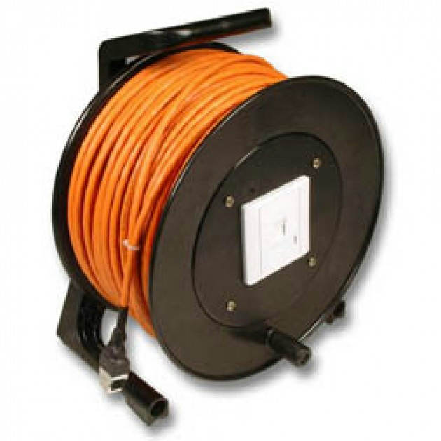 Techly 50m Cat6A S/FTP RJ-45 networking cable Orange S/FTP (S-STP)