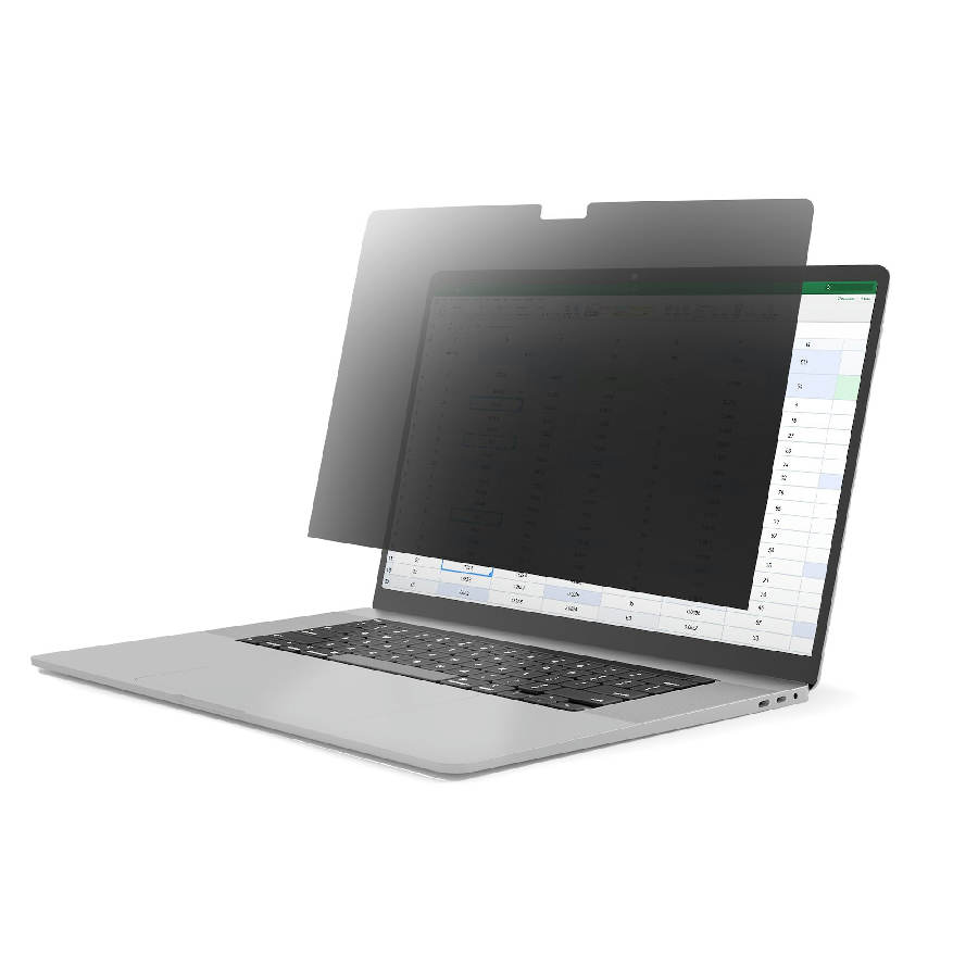 StarTech.com 16-inch MacBook Pro M1 M2 M3 M4 Flip-Over Laptop Privacy Screen, Blue Light Screen Protector, Double-Sided Anti-Glare Matte or Glossy, Laptop Privacy Filter