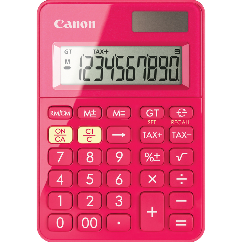 Canon LS-100KB calculator Desktop Basic Pink