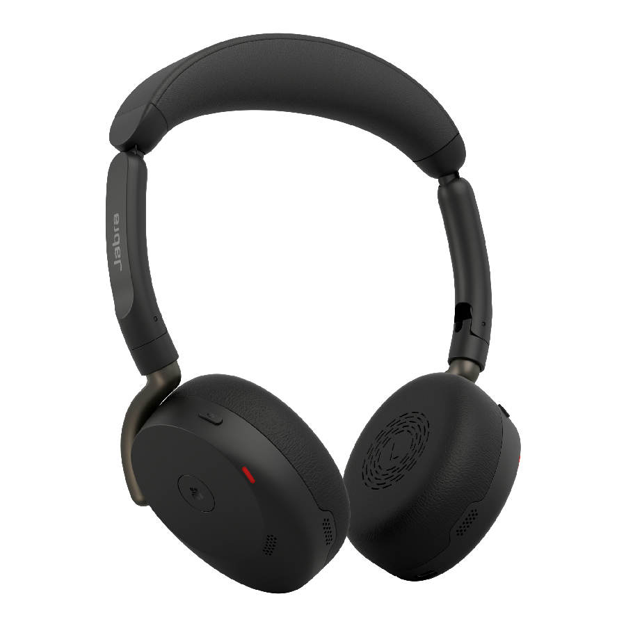 Jabra Evolve3 65 Flex MS - USB-C with Dongle - Black (Wireless Charging Pad)