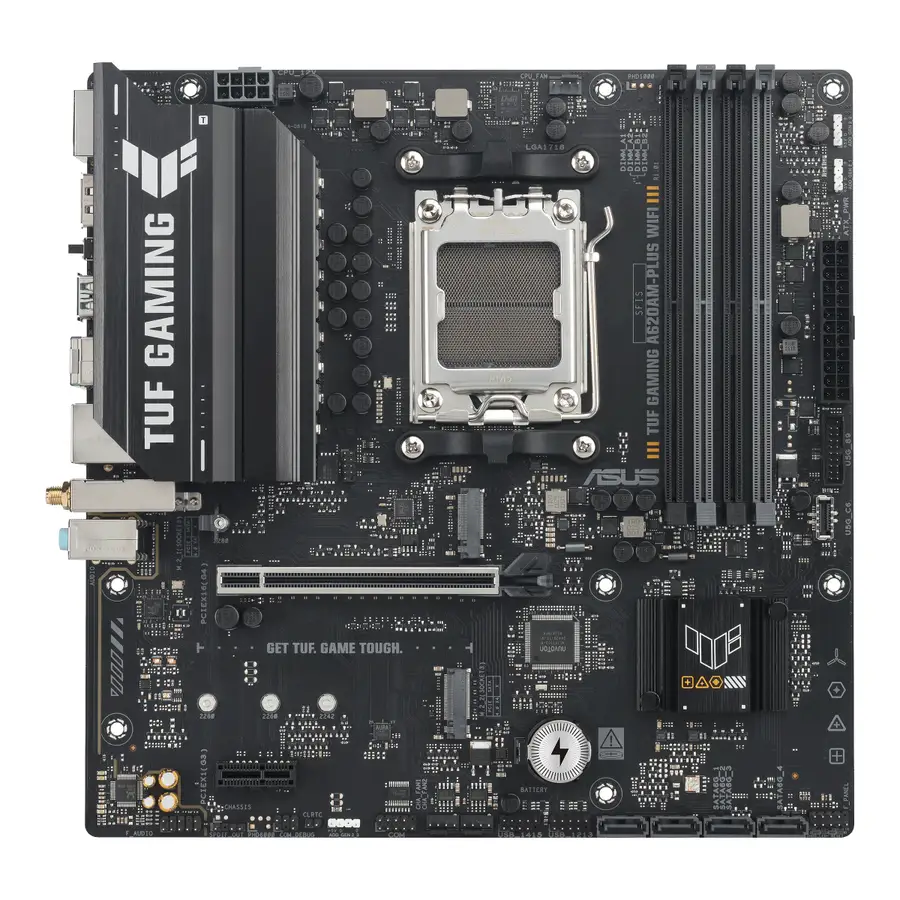 ASUS TUF GAMING A620AM-PLUS WIFI AMD A620A Socket AM5 micro ATX
