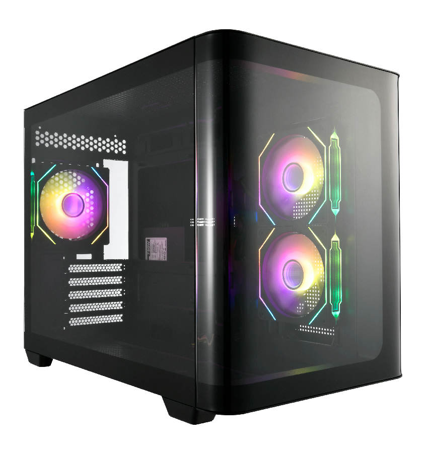 FSP S380-BA Case Mini Tower mITX, mATX Black ARGB
