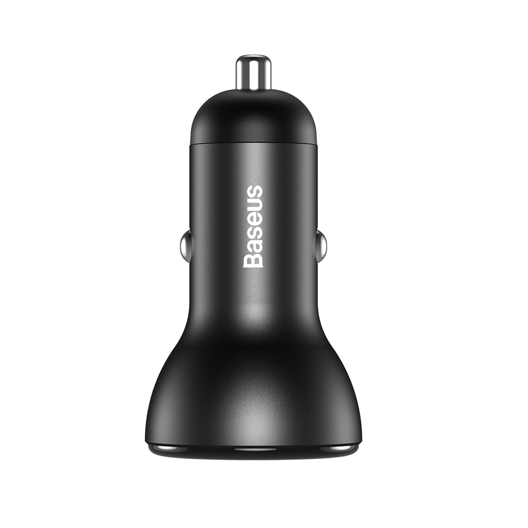 Baseus Car Charger 2x USB 4.8A 24W - Gray