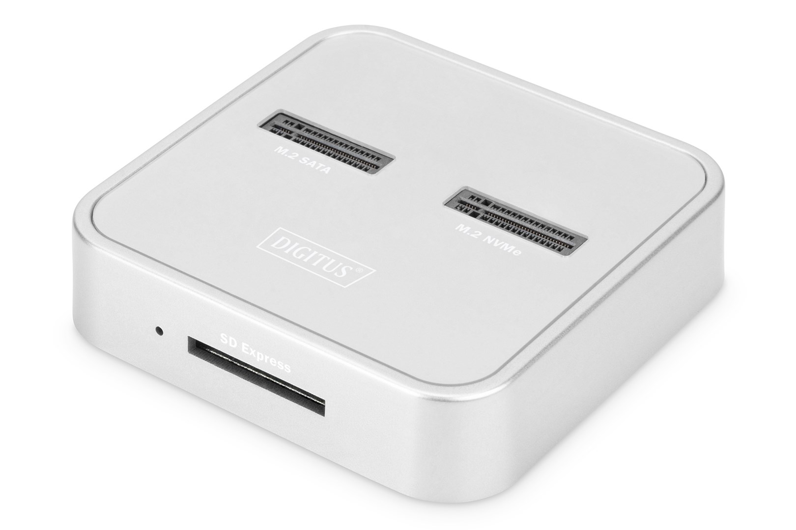 Digitus M.2 NVMe + M.2 SATA SSD Docking Station with SD Express Card Reader, USB-C™