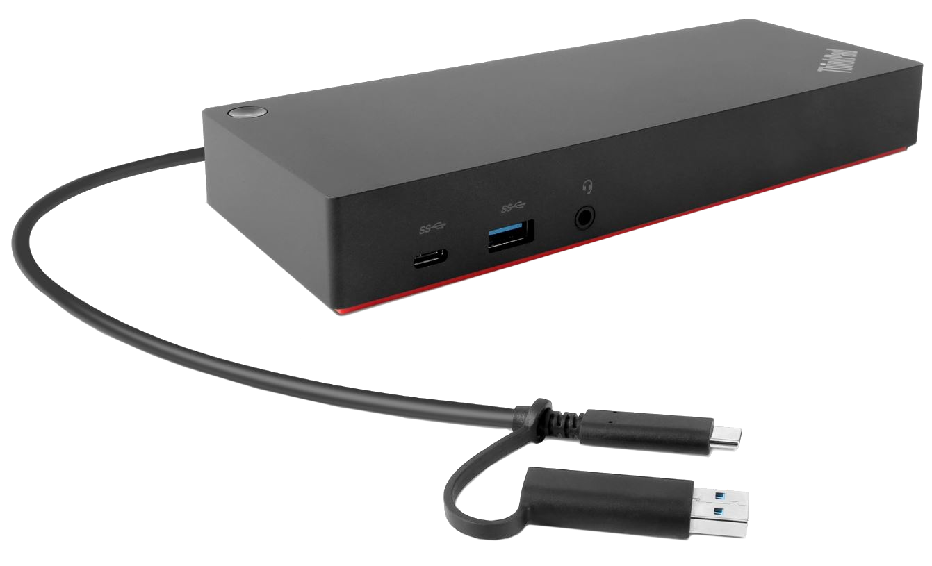 Lenovo 40AF0135EU laptop dock/port replicator Wired Black