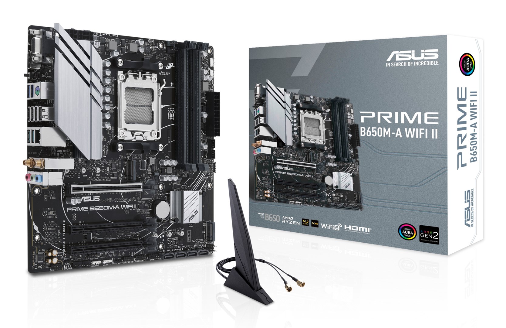 ASUS PRIME B650M-A WIFI II AMD B650 Socket AM5 micro ATX
