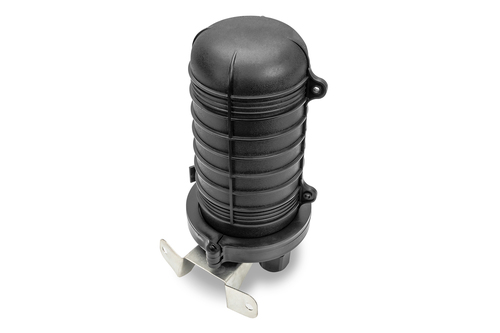 Fiber optic splice closure, 48 cores, dome-shaped