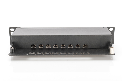 CAT 6, Class E Patch Panel, shielded, black