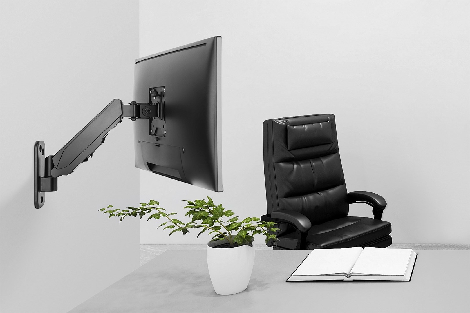 ASSMANN Electronic DA-90396 monitor mount / stand 81.3 cm (32") Wall Black